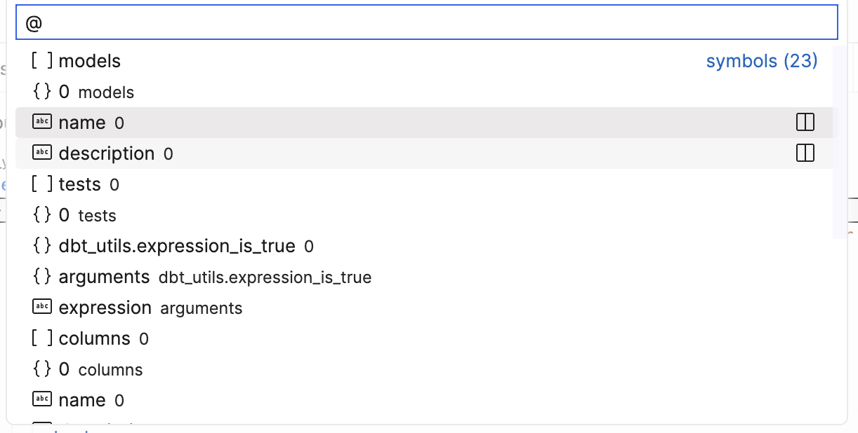 Go to Symbol in Editor.
